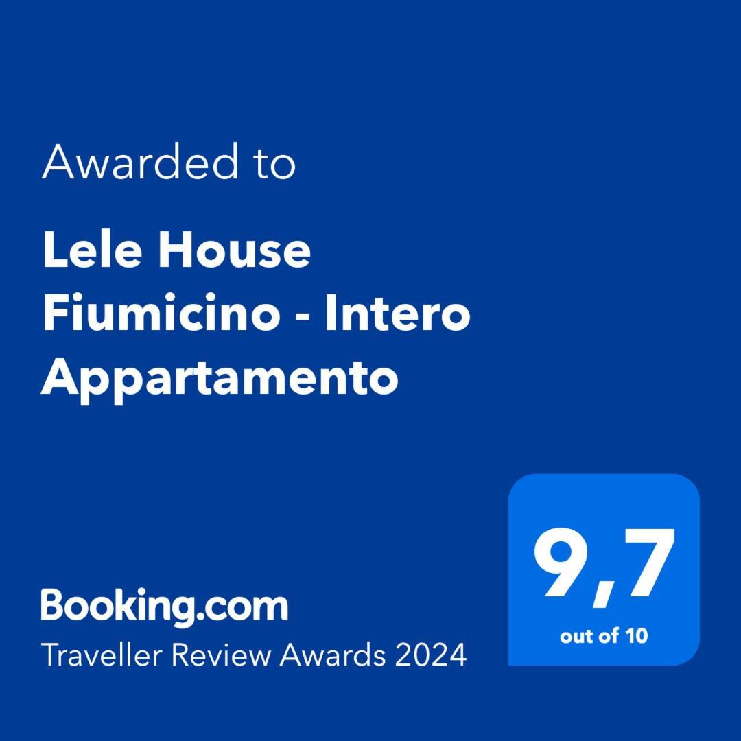 Lele House Fiumicino - Intero Appartamento Aeroporto Di Fiumicino - Nuova Fiera Di Roma Exteriör bild